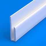 J TRIM PVC WHITE