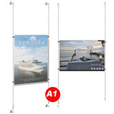 POSTER HOLDER CABLE DISPLAY A1 KIT(ex Vat)