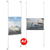 POSTER HOLDER CABLE DISPLAY A2 KIT(ex Vat)